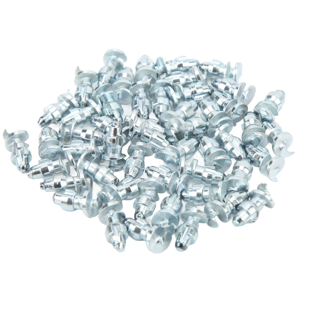 50PCs Tire Thread Studs Tungsten Steel Screw for Loader Skid Steer Tractor Forklift Motorcycle Off‑Road Vehicle