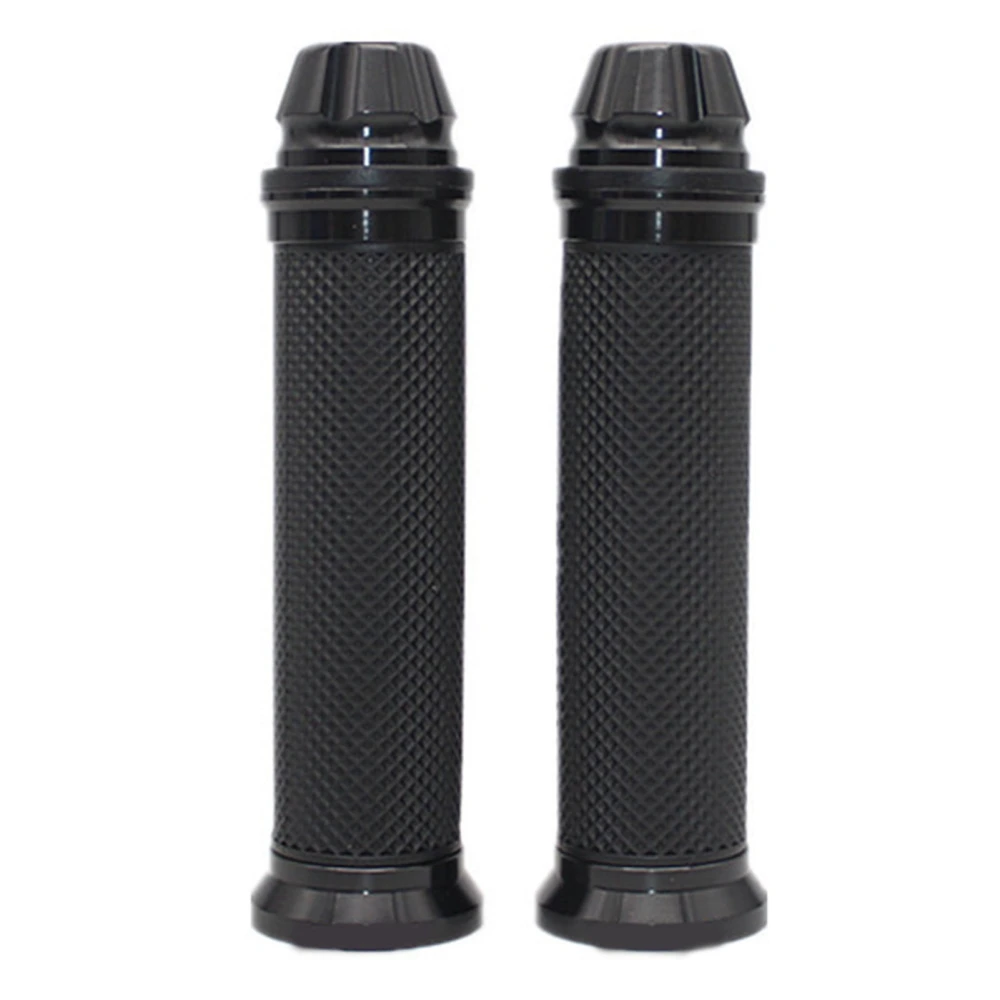 2 Pcs Motorcycle Grips Anti Slip Impact Resistant Hand Bar Rubber Grips Modification Handlebar Part