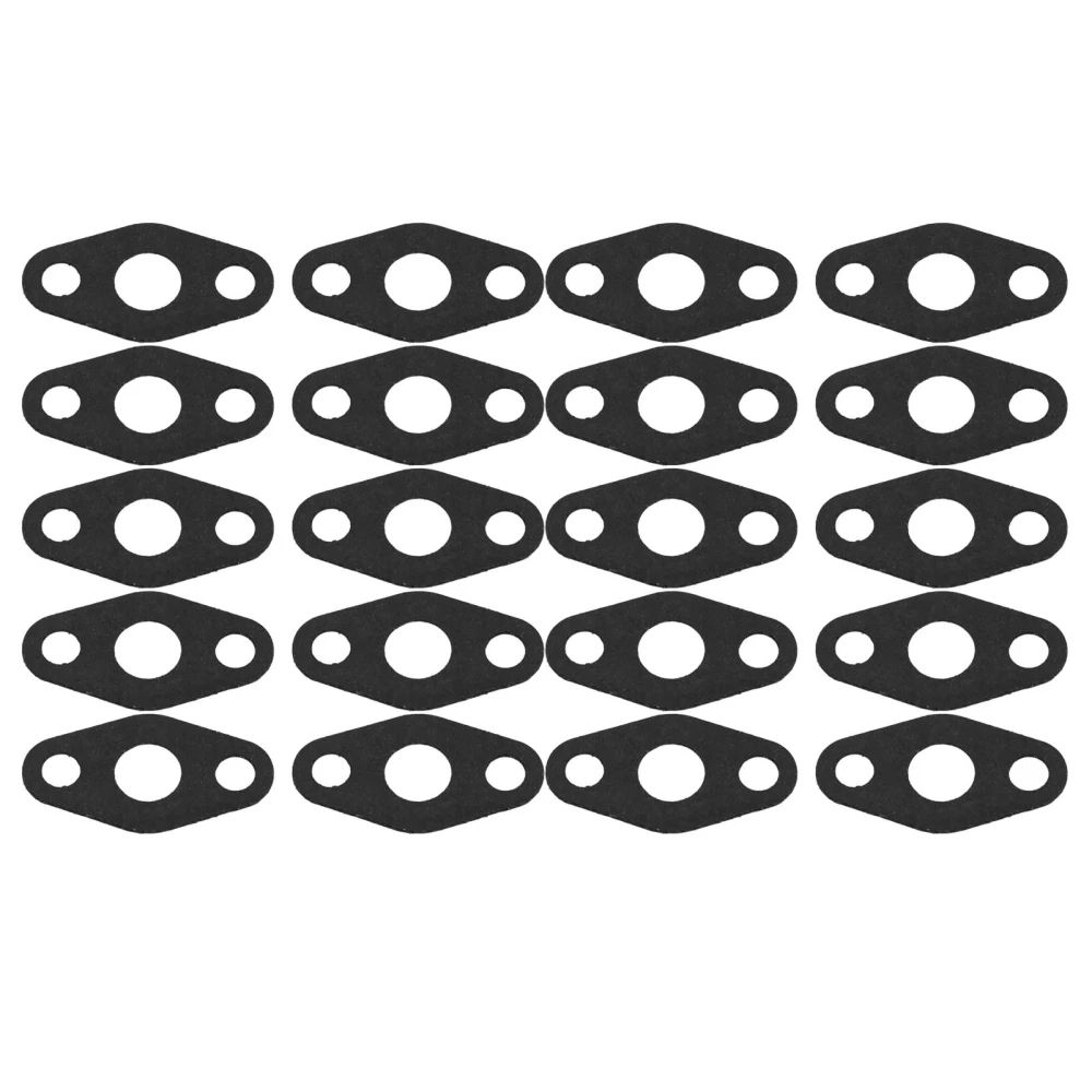 20 Pcs Turbo Oil Drain Gasket Turbocharger Oil Return Feed Flange Gasket Set for T3 T4 Turbocharge Gasket Paper