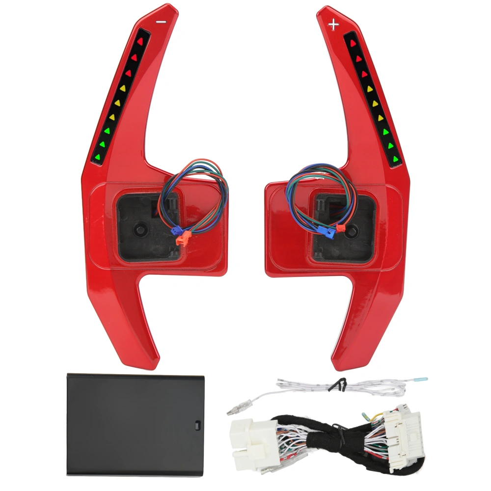 LED Paddle Shifter Extension APP Controller for B9.5 A4 A5 S4 S5 RS4 RS5 A6 S6 A7 S7 C8 Q3 SQ3 Gloss Red