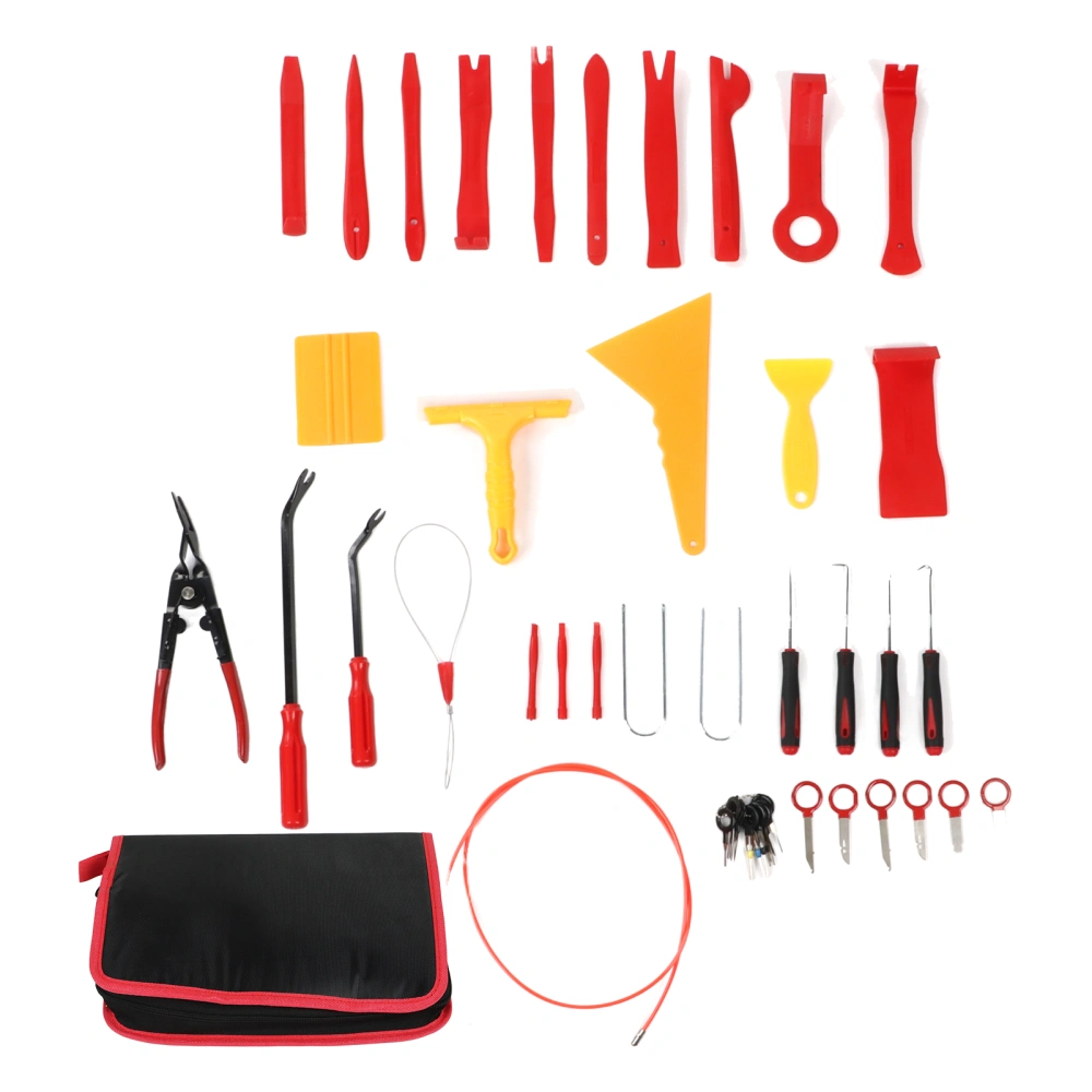 51pcs Car Trim Removal Tool High Toughness Ergonomic Panel Door Audio Trim Remover Set for Car Upholstery