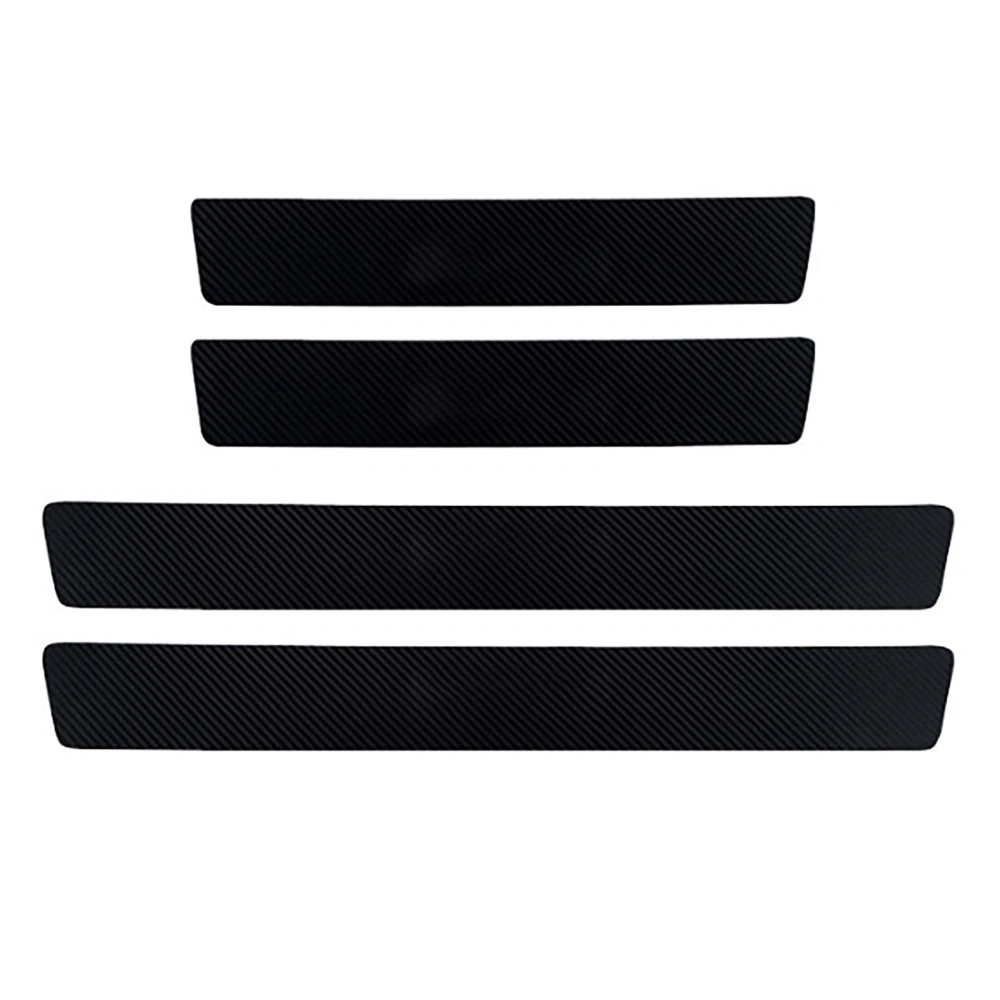 4 Pcs Car Sill Protectors Strips Wear Resistant Waterproof Car Door Protection Strip for Universal Car Model