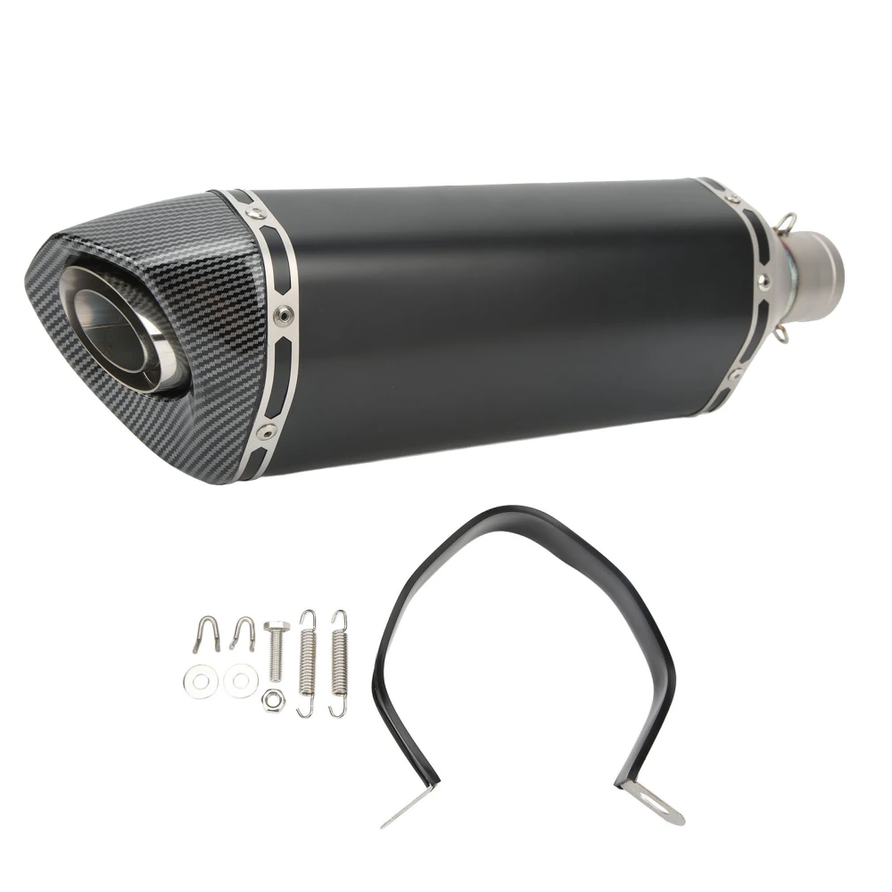 480MM Motorcycle Exhaust Tail Pipe Stainless Steel Rustproof Smooth 38 to 51MM Diameter Surface Fit For ATV UTV