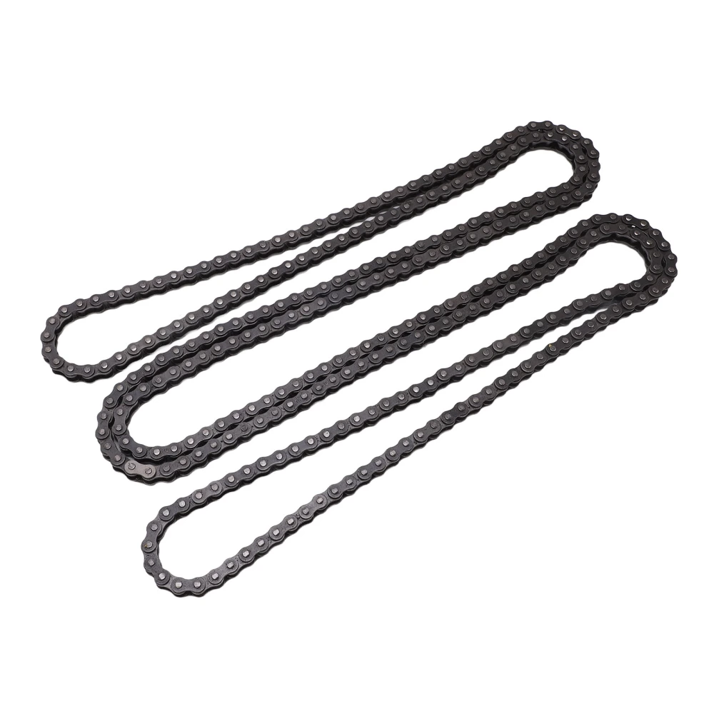 1.5m Roller Chain 140 Links Carbon Steel Strong Strength for Go Karts Bicycle Scooters ATV Dirt Bike Motorcycle