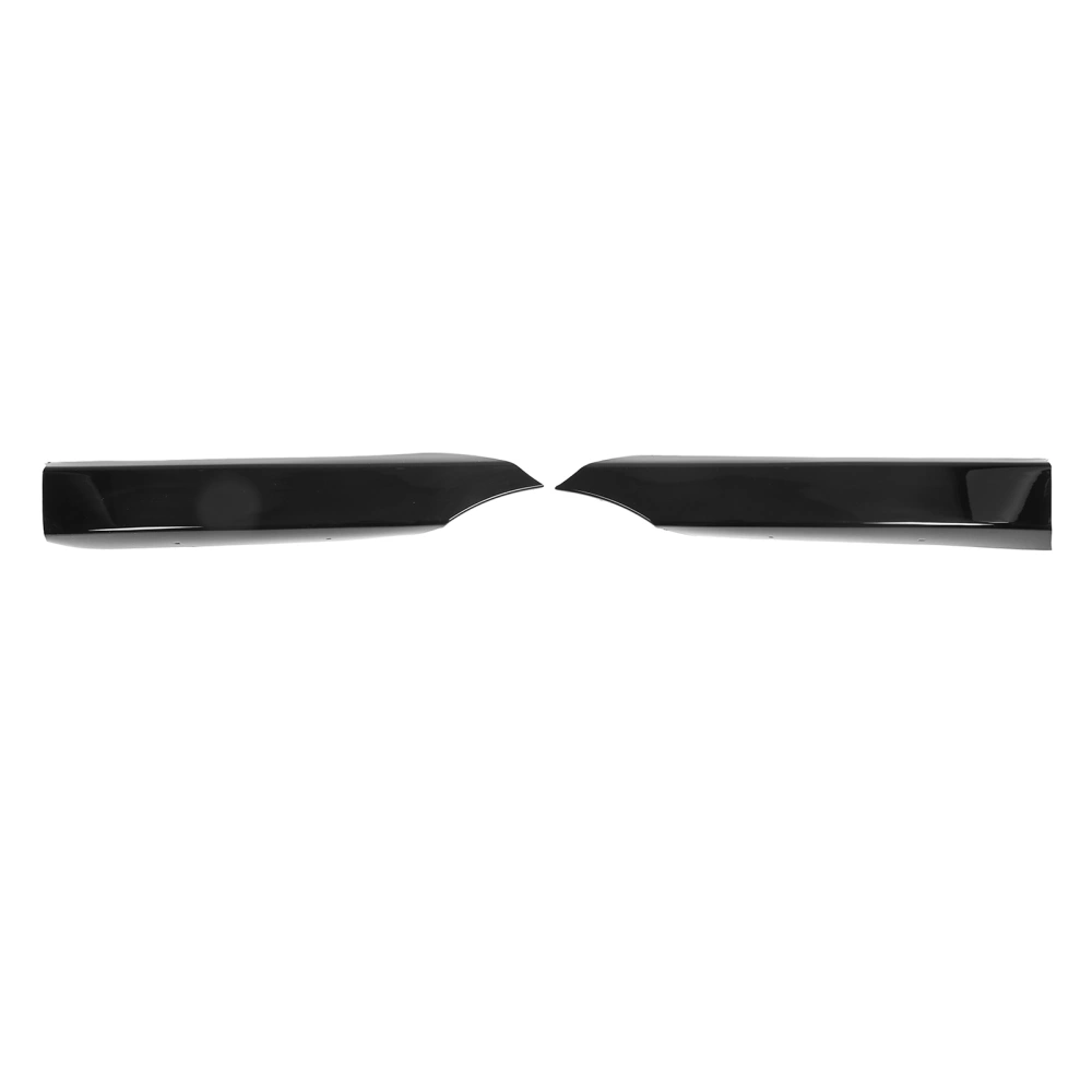 2pcs Glossy Black Front Bumper Lip Spoiler Left Right for 1 Series E82 E88 M‑Tech 2008‑2013