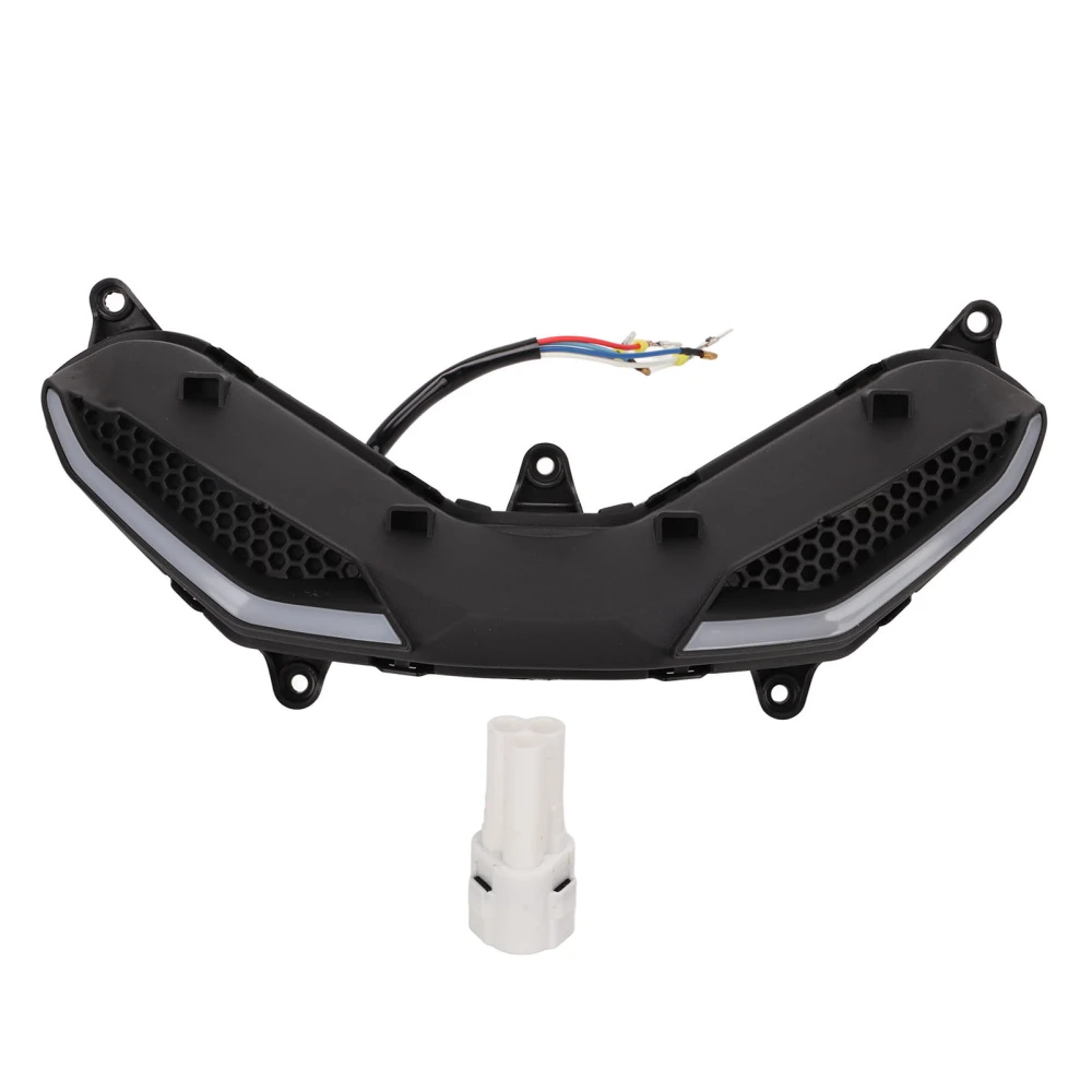 Motorcycle Headlight LED Daytime Running Light with Turn Signal Lamp for Y15ZR V1 V2 Motor Red Red Yellow Style
