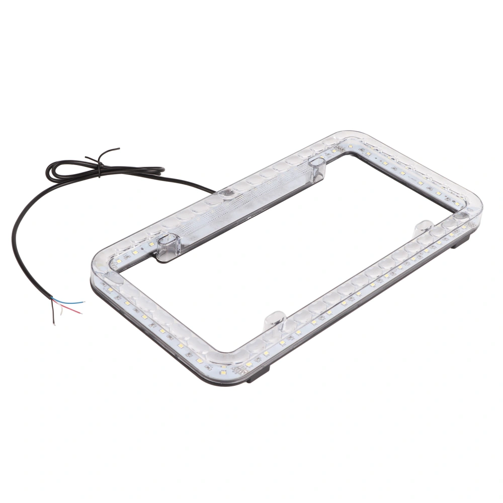 License Plate Frame Light LED Plate Holder Bracket 6W 12V 31.5x16.5x2cm Universal Fit for Car