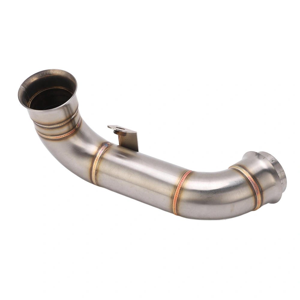 Motorcycle Middle Exhaust Pipe Stainless Steel Silver Rustproof Heat Resistant Replacement For Adventure 790 2019‑2022