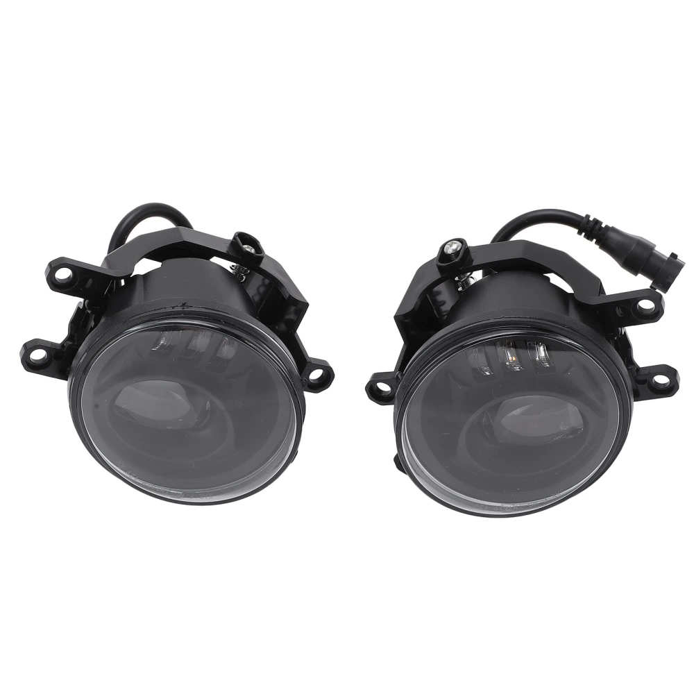 LED Fog Lamp 2500LM 6500K IP65 Waterproof Shatterproof PC Lens Replacement for Tacoma 3rd Gen 2016‑2019