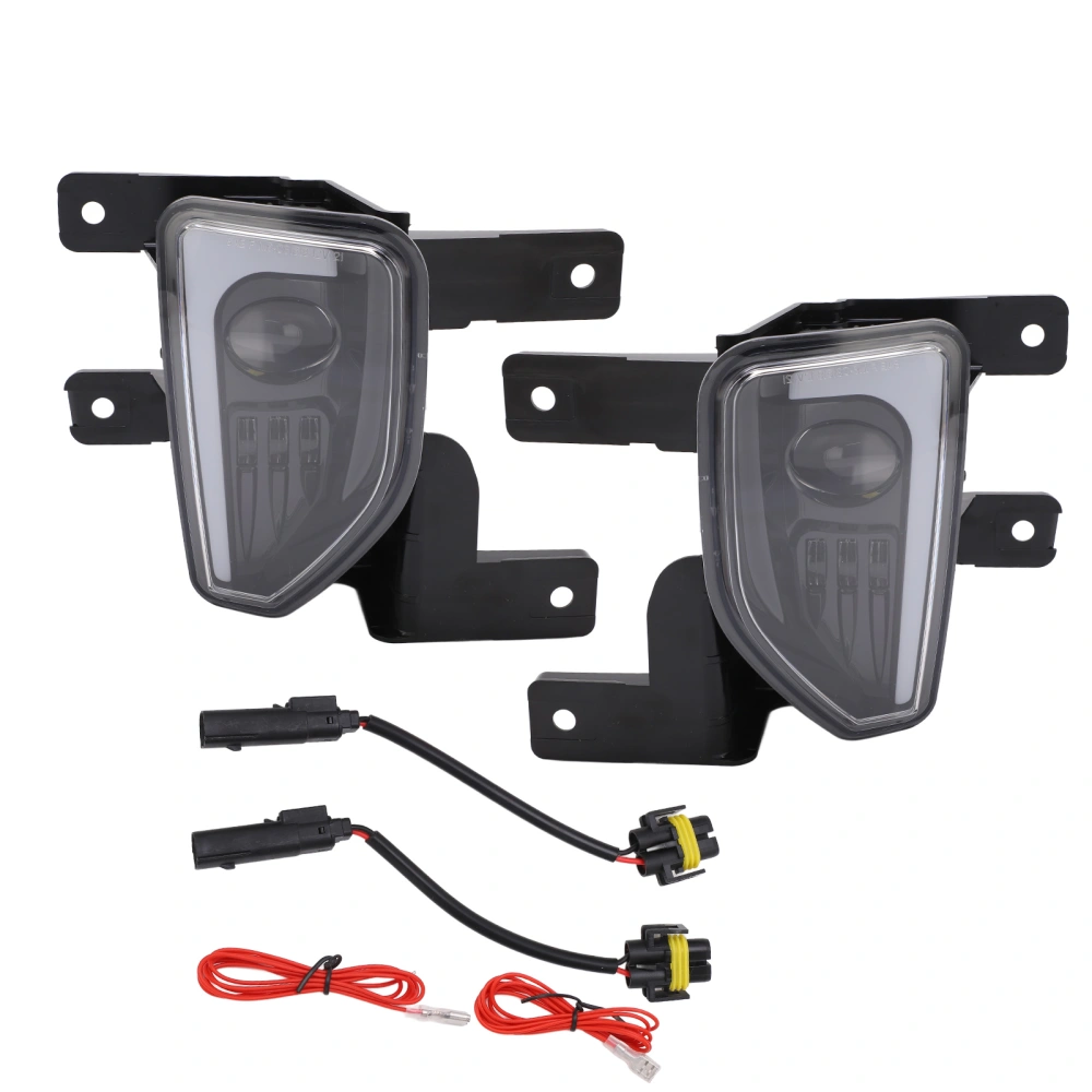DC12V LED Fog Lights IP67 Waterproof Bumper Daytime Running Lights Replacement for Silverado 1500 2016‑2018
