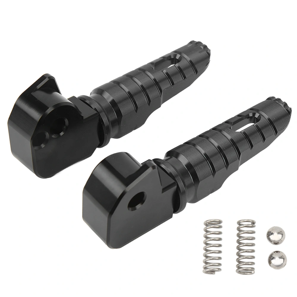 2pcs Motorcycle Footpeg CNC Aluminum Alloy Rear Foot Rest Replacement for FORZA 750 NSS 750 Black