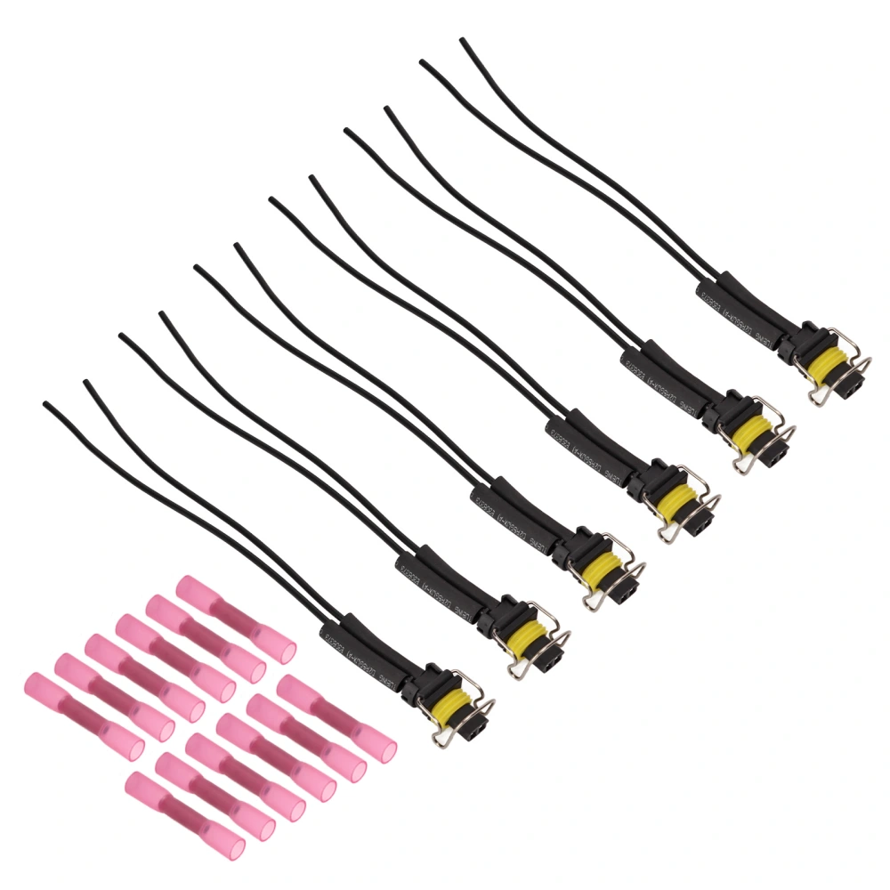 6PCS Fuel Injector Wiring Harness 645 1001 Complete Replacement for Caterpillar C7 Engine