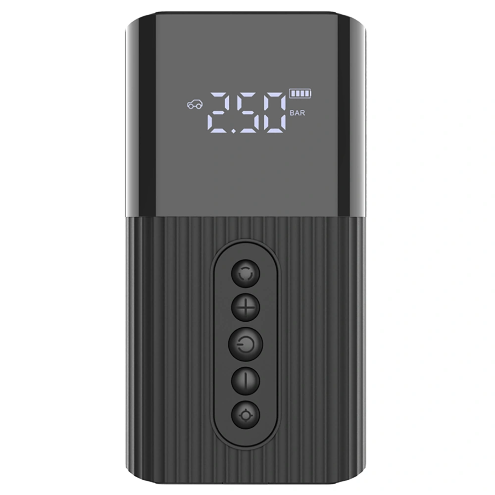 Portable Tire Inflator Fast Filling Large Digital Display Double Power Mini Electric Air Pump for Car Bike Motorbike Without Cable