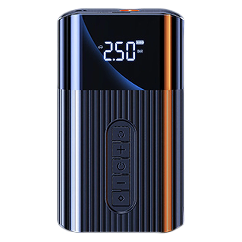 Portable Tire Inflator Fast Filling Large Digital Display Double Power Mini Electric Air Pump for Car Bike Motorbike Dual Use