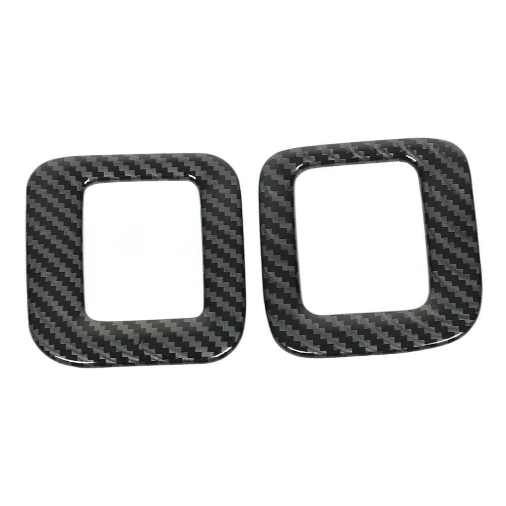 Front Upper Dashboard AC Air Vent Outlet Cover Trim Carbon Fiber Style Replacement for Ford Maverick Pickup 2022Up