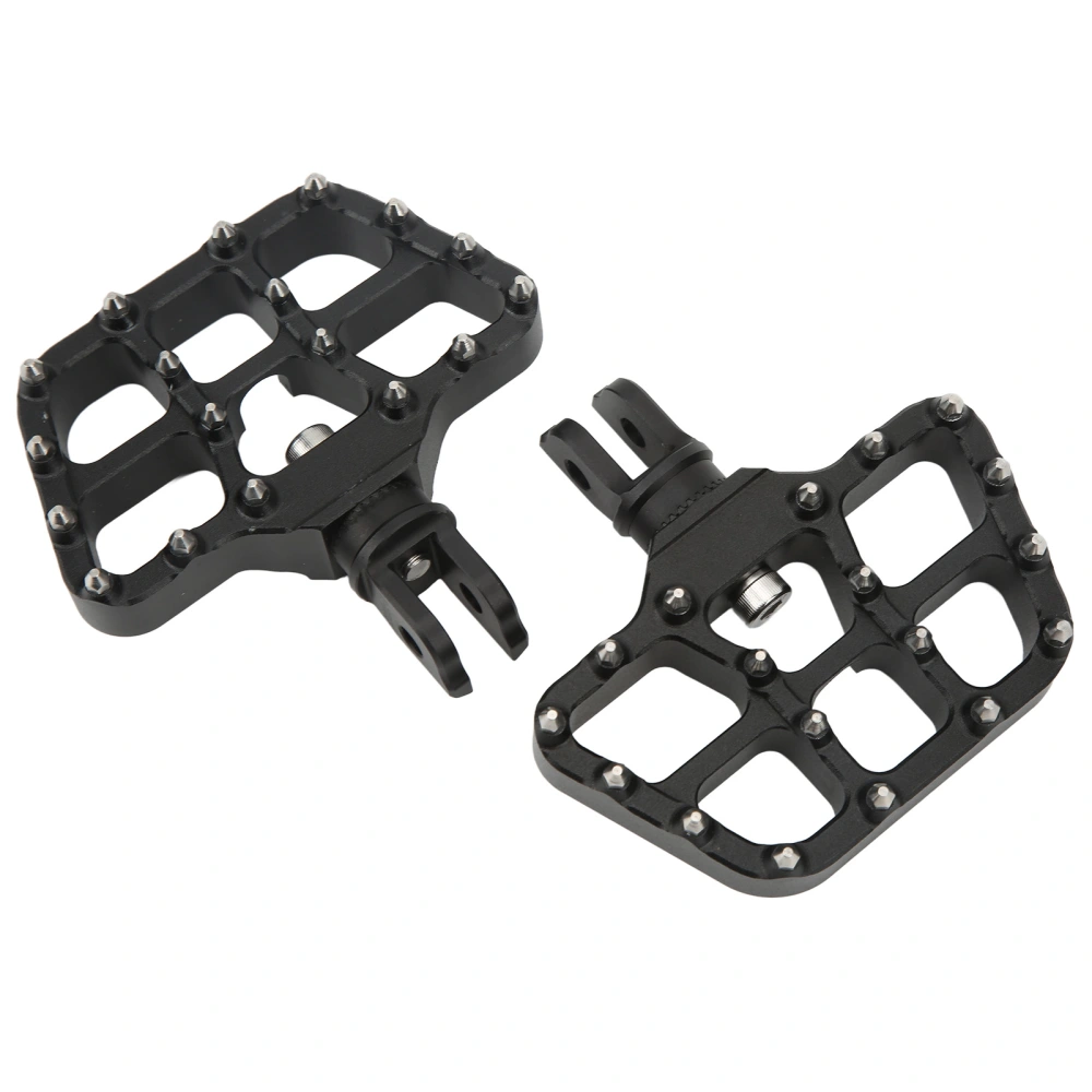 2pcs Motorcycle Front Foot Pegs CNC Aluminum Anodized Anti Slip Spike Replacement for F900R F900XR 2020‑2022 Silver