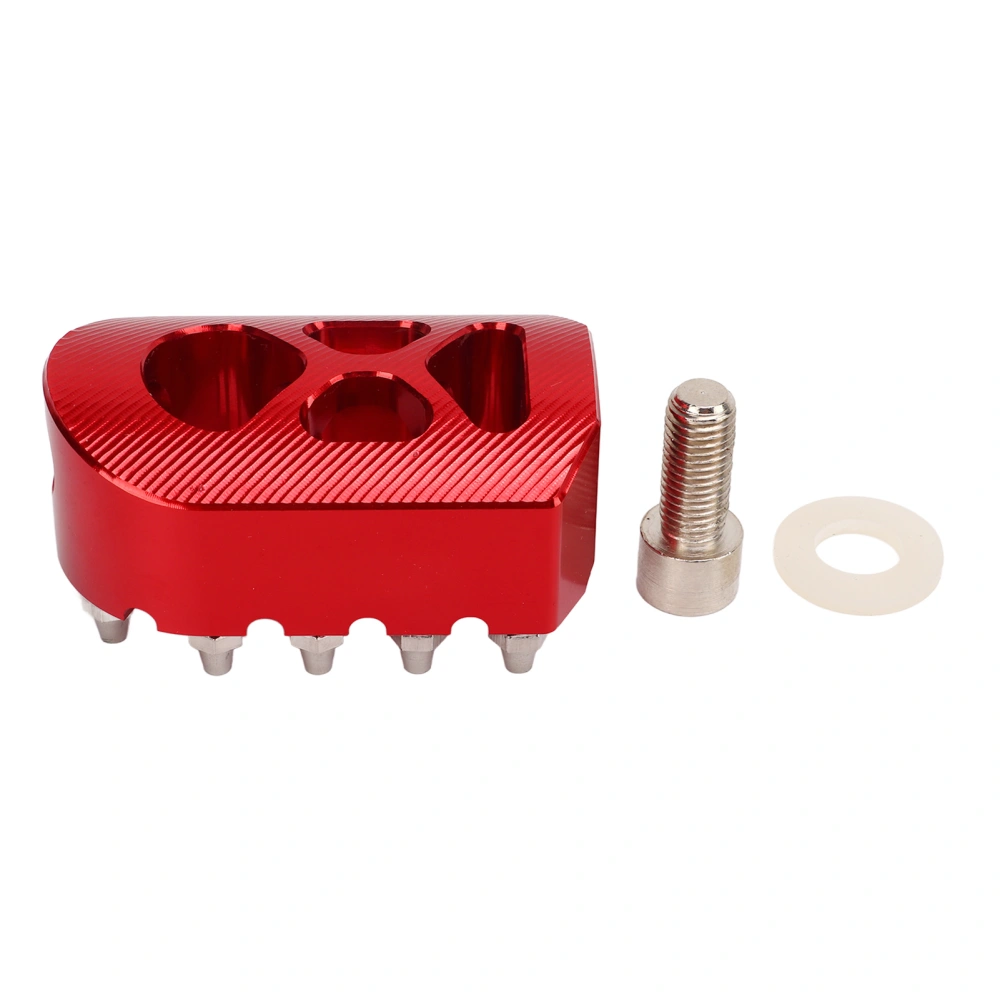 Motorcycle Gear Shifter Peg Red 360° Roating Anti Slip Shift Lever Foot Peg for Touring Street Chopper Bobber