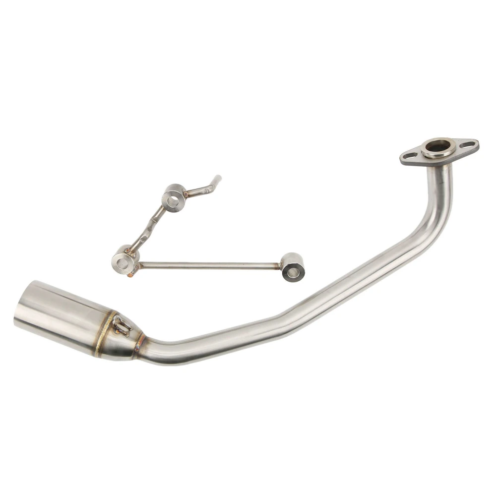 Motorcycle Exhaust Front Pipe Stainless Steel Front Link Connection Tube for PCX125 PCX150 2010‑2017