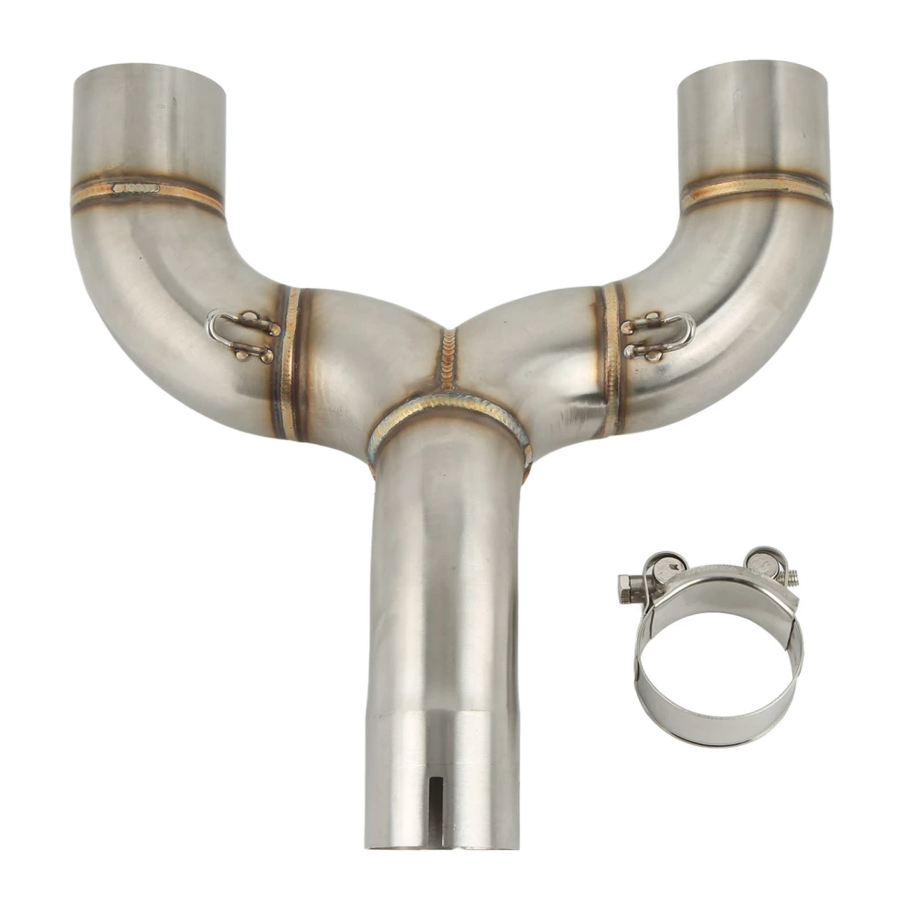 Motorcycle Middle Double Exhaust Pipe Stainless Steel Replacement for BENELLI 600