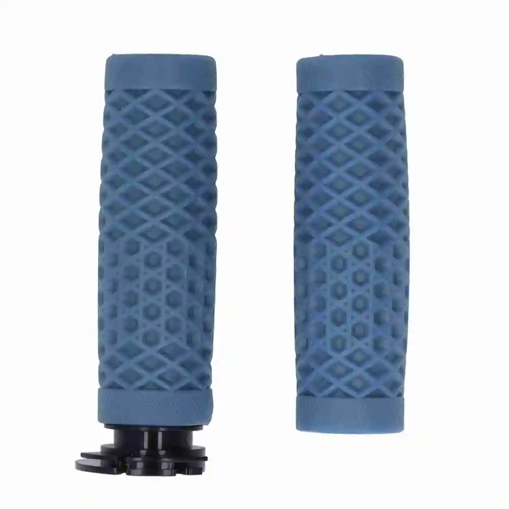 Motorcycle 22mm Handlebar Throttle Grips Silicone for GY6 50cc 80cc 125cc 150cc Scooter Blue