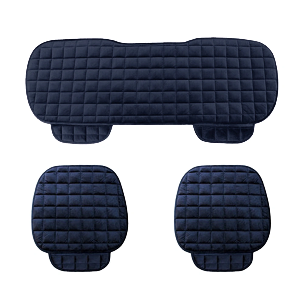 Car Cushion Plush Rear Cushion Black