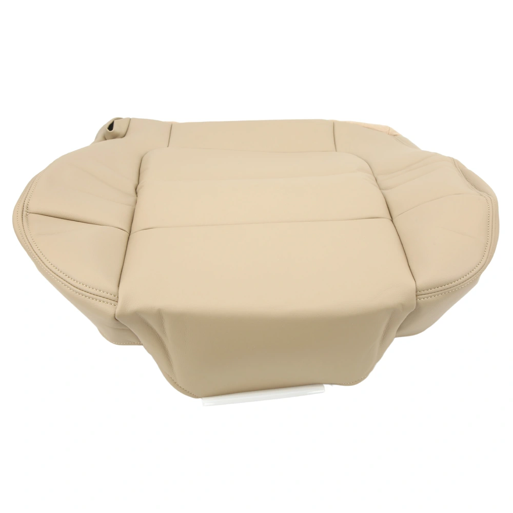 PU Leather Driver Bottom Seat Cover Protector Waterproof Replacement for Ford 2001‑2003 Beige