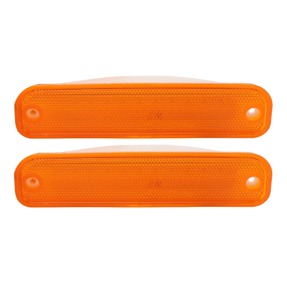 12V Front Bumper Side Marker Lights LED Signal Lamps IP67 Waterproof Replacement for Blazer 1973‑1980