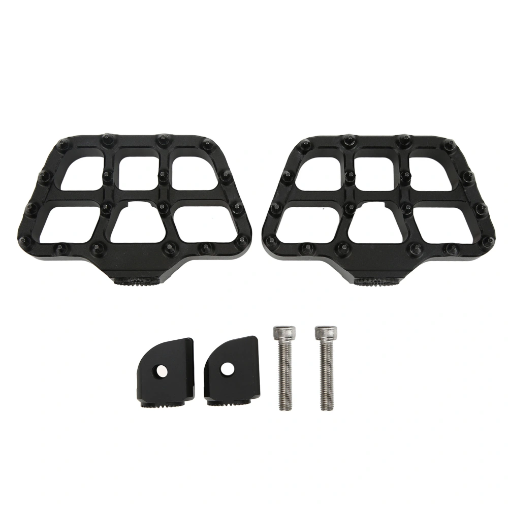 2PCS Motorcycle Front Footpeg Foot Rest High Strength Replacement for R1200GS LC R1250GS LC Black