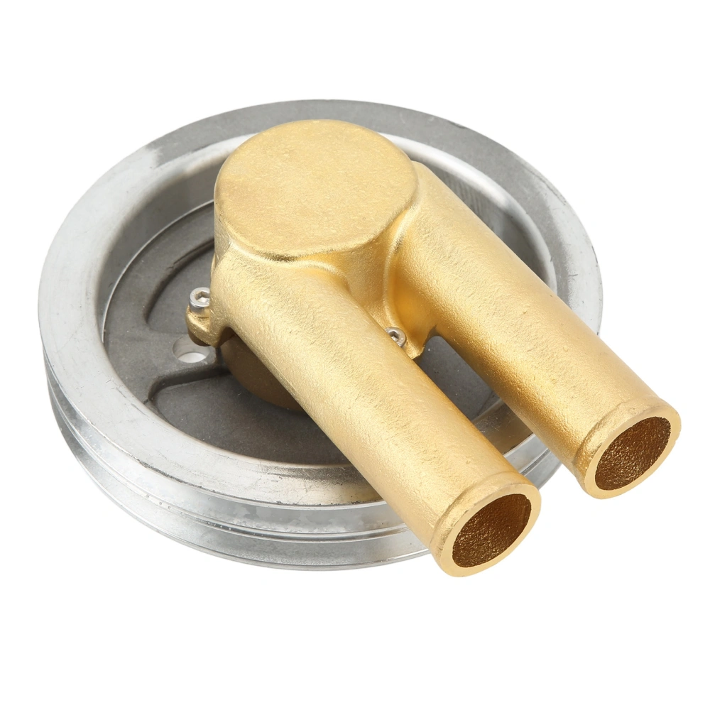 Sea Water Pump with V Belt Pulley Boat Replacement Parts 21214596 for 4.3GL 5.0GL 5.7GL Engines