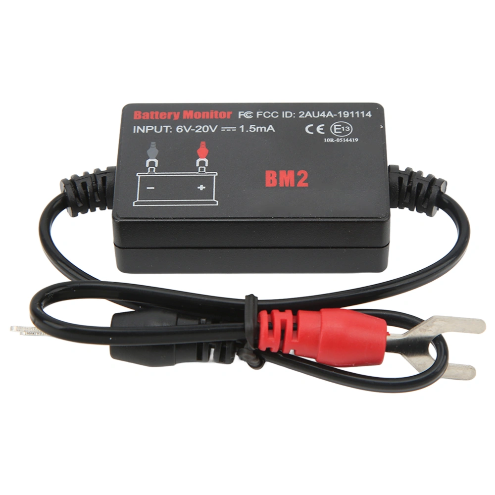 Battery Monitor 12V Battery Voltage Charging Analyzer Tester Low Charge Alert Load Diagnostic Tool