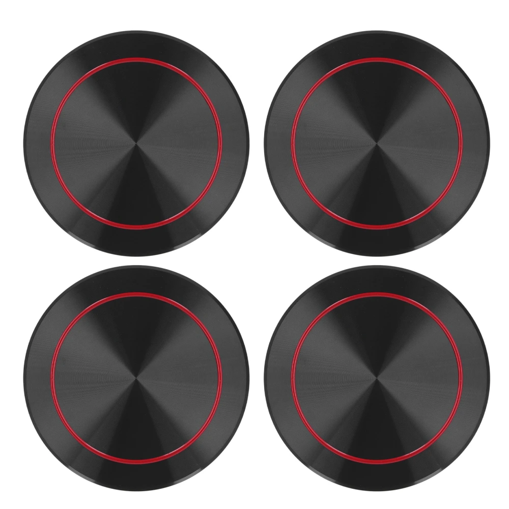 4pcs Wheel Rim Hub Cap Aluminum Alloy Wheel Center Hub Sticker Replacement for GTR R35 2008‑2016