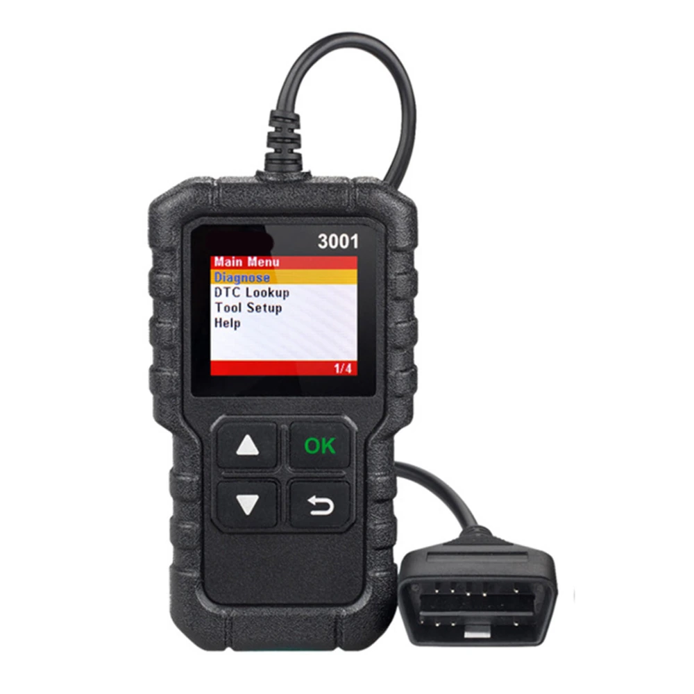 OBD2 Scanner LCD Display Multifunction High Efficiency Universal Car Engine Code Reader