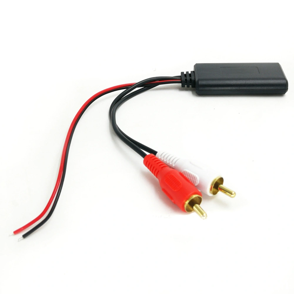 Bluetooth 5.0 Audio Receiver Music Adapter Car Stereo Aux Cable 2RCA Interface for Auto