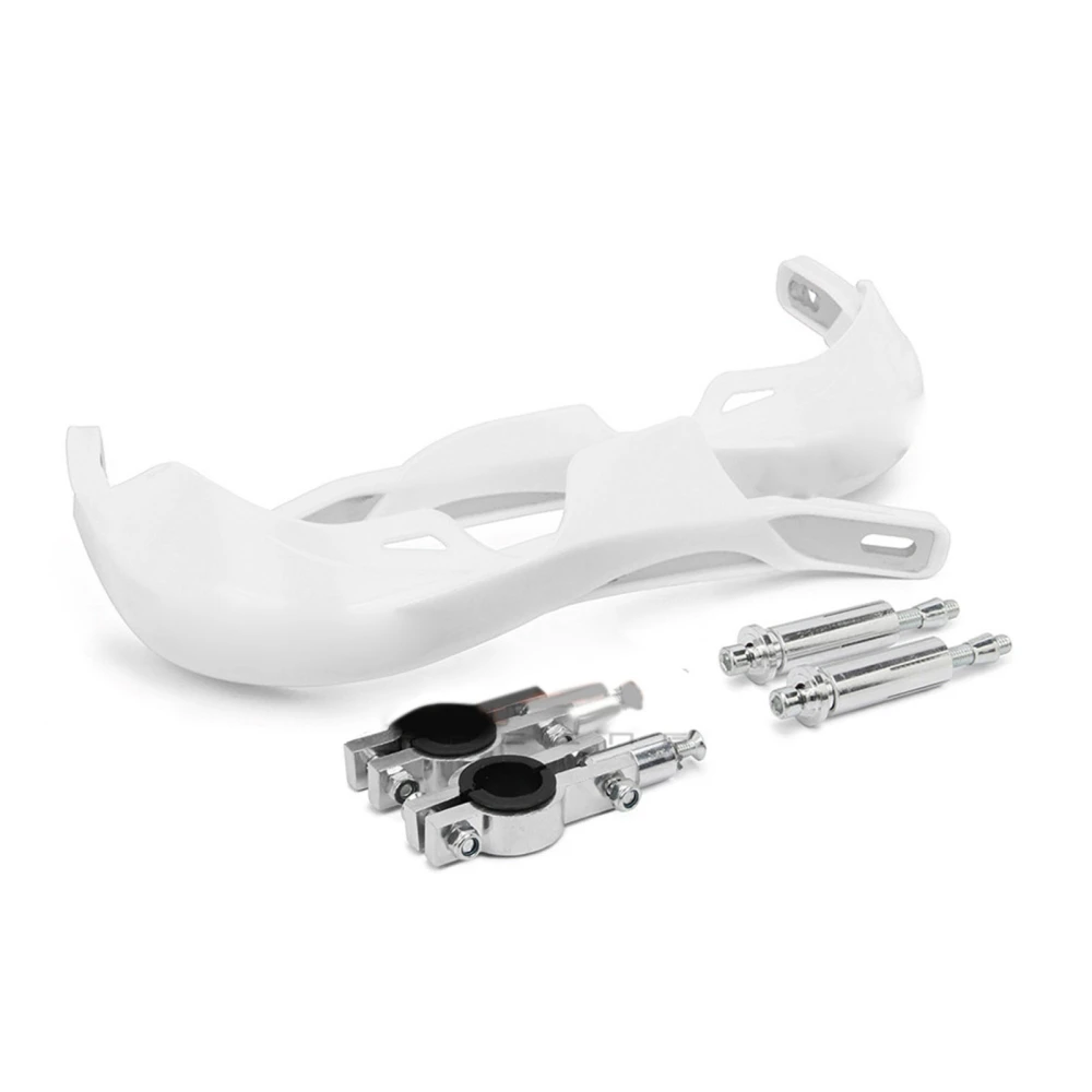 Motorcycle Hand Guard Protector Thickened Plastic for Dirt Pit Bike Off Road Motocross White