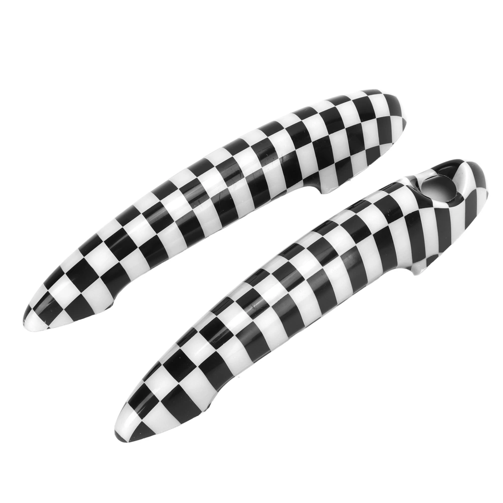 1 Pair Car Door Handle Sticker Cover Trim Exterior Accessories With Keyhole Replacement for R50 R52 R53
