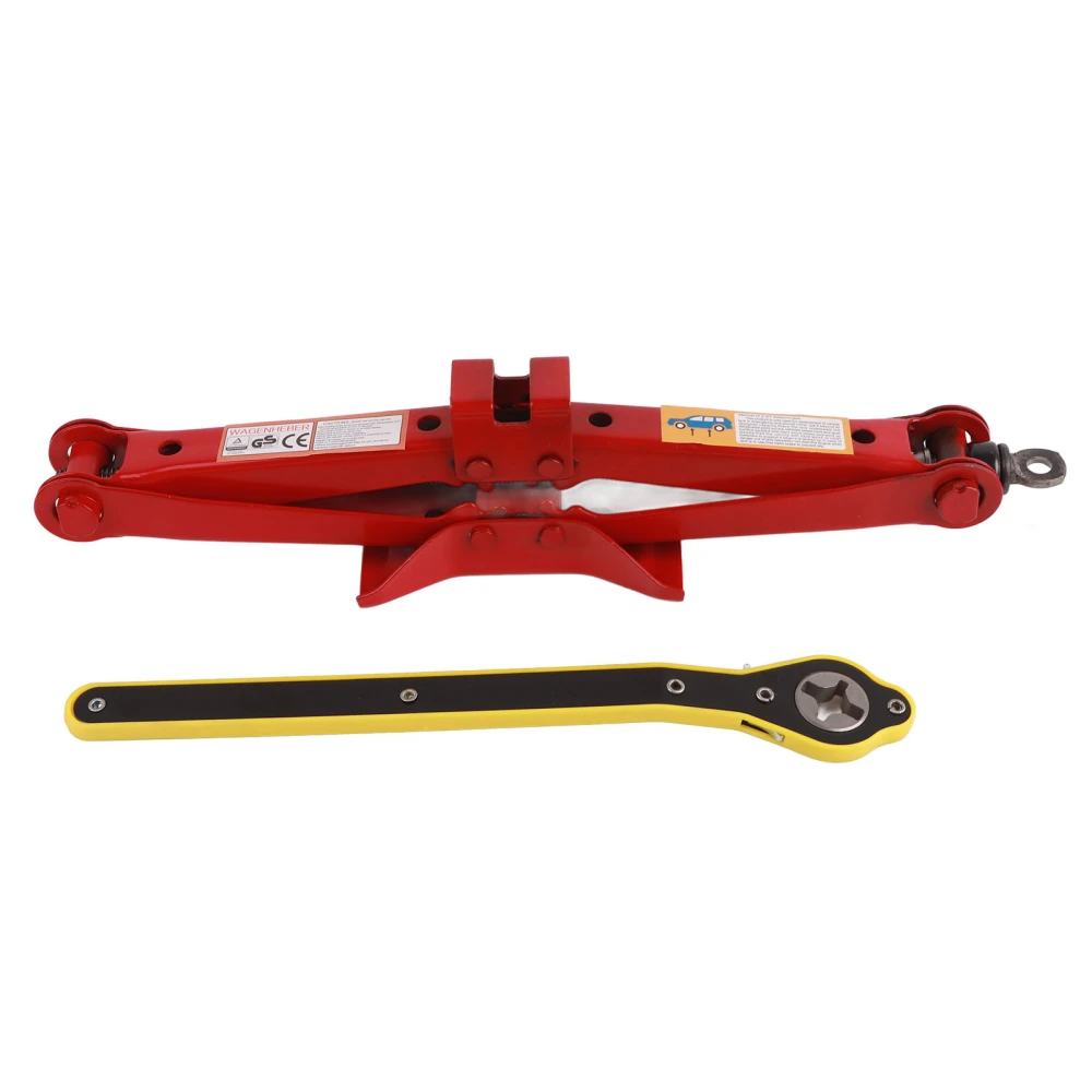 Metal Scissor Jack Heavy Duty Car Lifting Jack Kit with Ratchet Wrench for SUV RV Trailer