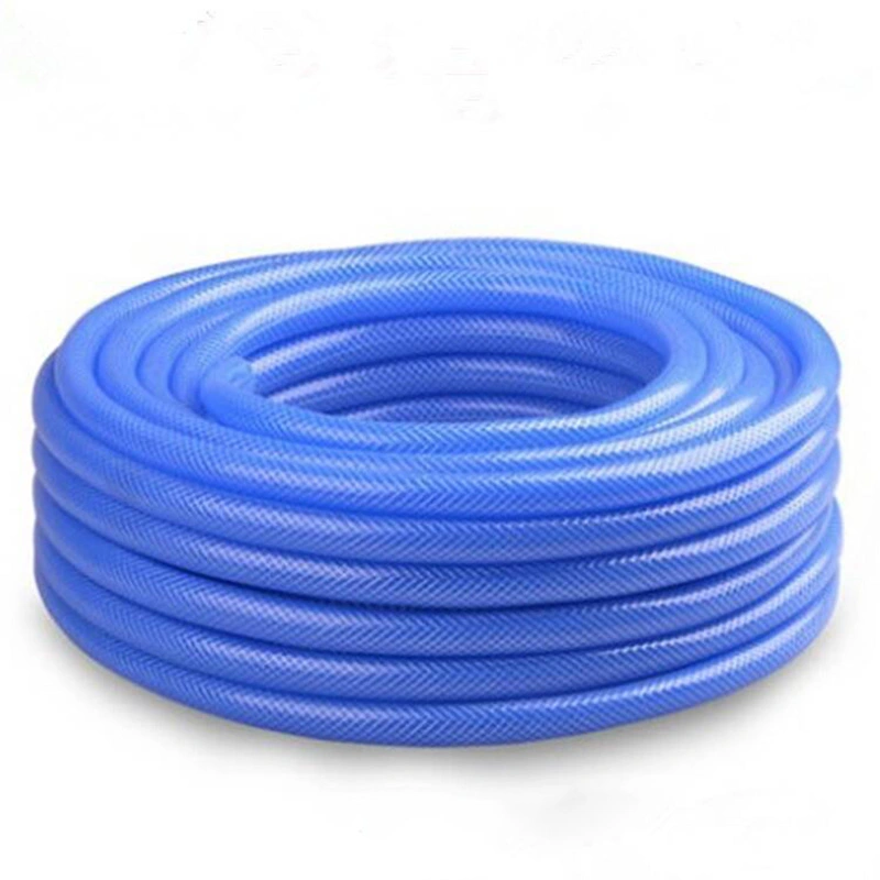 Water Rubber Hose Pressure Aging Freeze Proof Resistant Multi Purpose Blue Garden Rubber Water Pipe G1/2 164.0ft