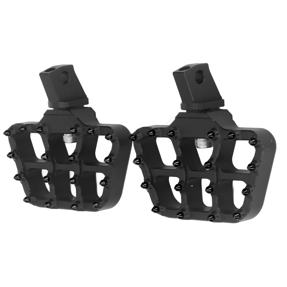 1 Pair Driver Footpegs Anti Slip Motorcycle Front Foot Pedal Replacement for R18 2020‑2022+ Black