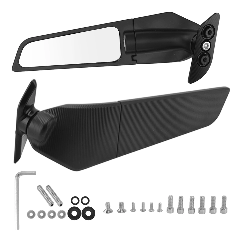 1 Pair Motorcycle Rearview Mirror Adjustable Wind Wing Mirror Replacement for DUCATI PANIGALE1299 959 2015‑2021