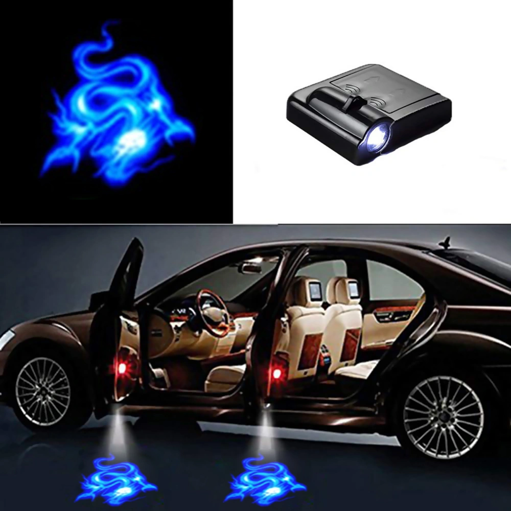 Universal Wireless LED Shadow Projector Courtesy Step Lights Welcome Lights Cars Door Shadow Light Laser Emblem Lamps Kit