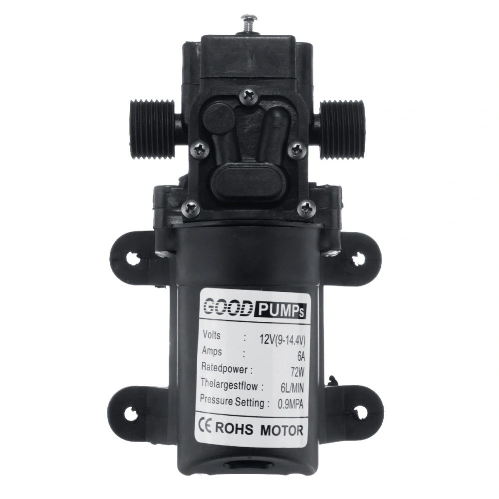 12V High Pressure Automatic Diaphragm Water Pump Self Priming Pump Fit For Garden Van
