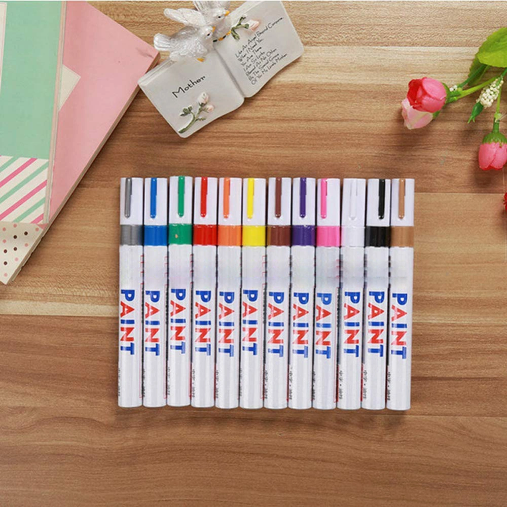 Rubber Pen Paint Marker Waterproof Permanent Car Tyre Tire Tread Paint Pen