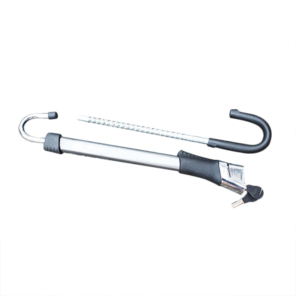Retractable 77cm Car Steering Wheel Safety Lock Universal Theftproof Anti Theft Steering Wheel Hook Lock