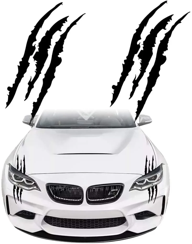 Auto Car Sticker Reflective Claw Scratch Stripe Marks Headlight Decal Car Stickers