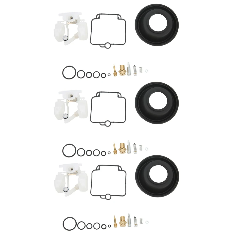 3 Set Carburetor Rebuild Repair Kit Carb Overhaul Set for Adventurer Daytona Speed Triple