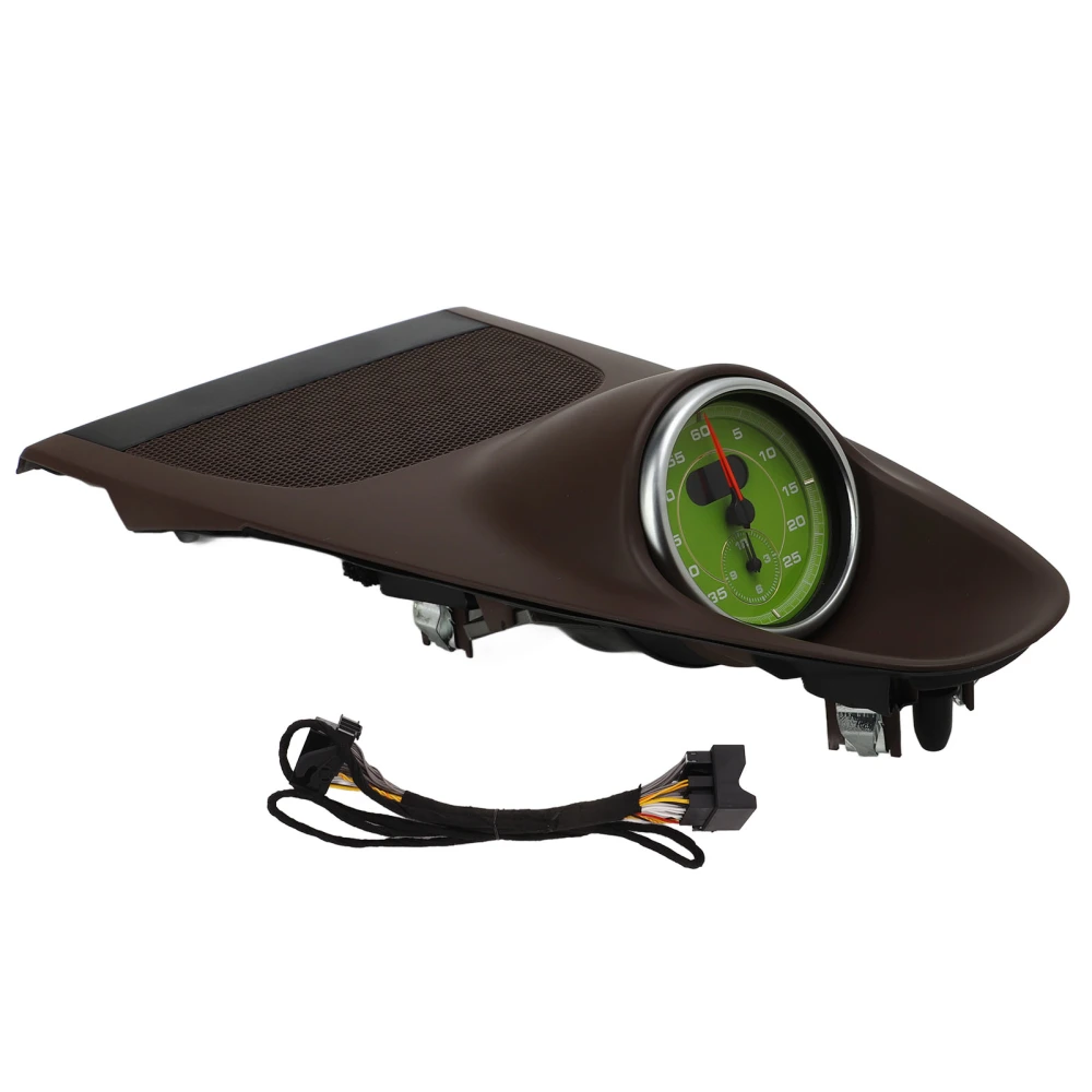 Dashboard Panel Upper Cover Dash Center Clock Stopwatch Surround Trim 982 858 189 E OL7 for 718 2016‑2020 Saddle Brown