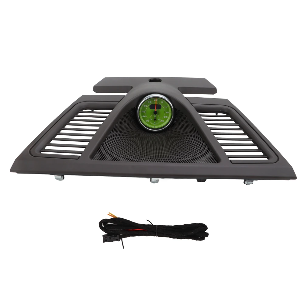 Dashboard Clock Display Surround Trim 970 552 151 01 6W0 with Green Stopwatch Replacement for Panamera 2010‑2016 Agate Grey