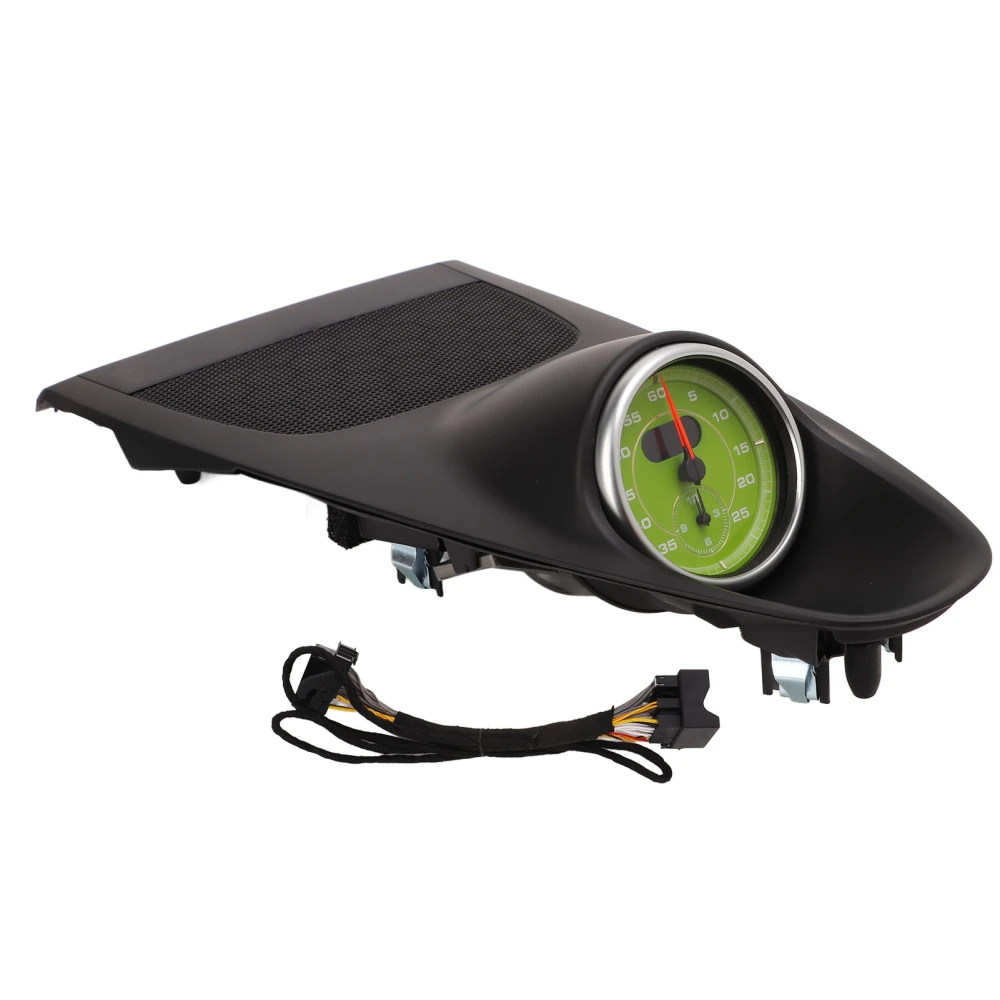 Dashboard Panel Upper Cover Dash Center Clock Stopwatch Surround Trim 982 858 189 E OL7 for 718 2016‑2020 Black