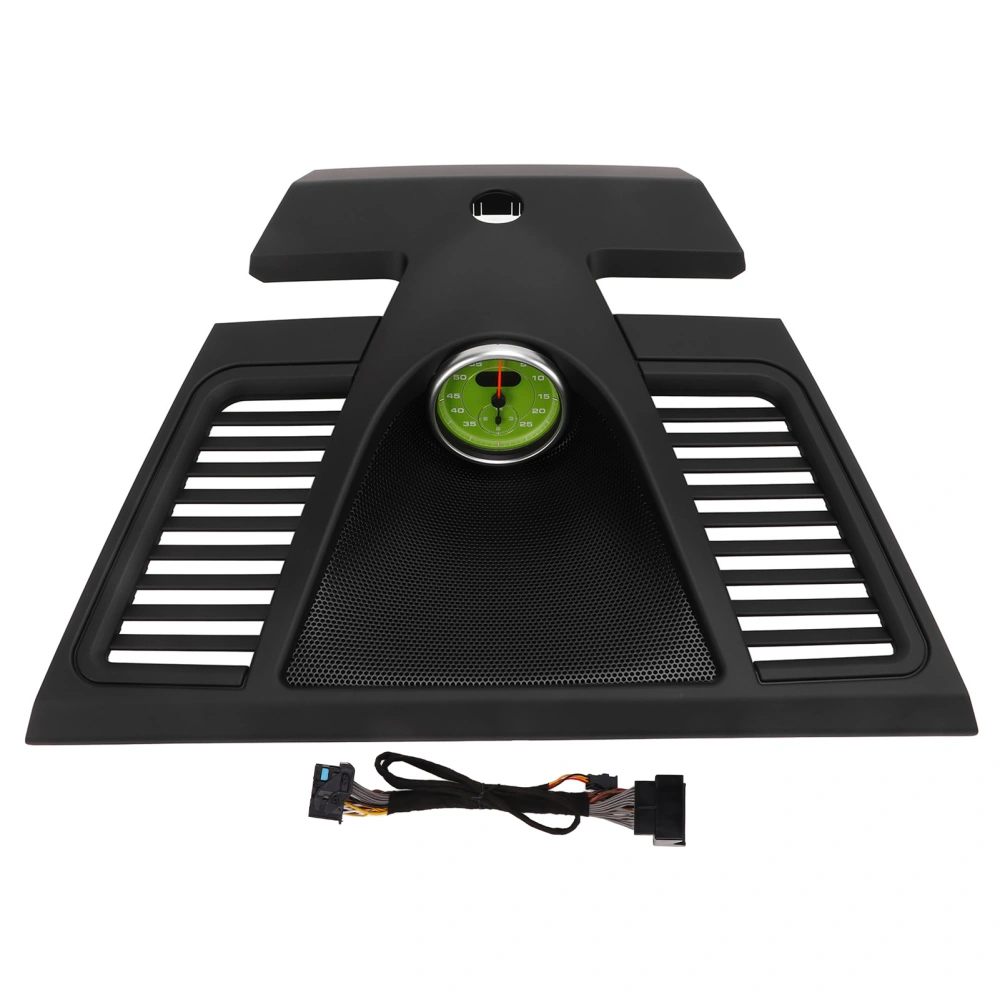 Upper Center Dashboard Cover 970 552 151 01 6W0 Dash Clock Bezel Replacement for Panamera 2010‑2016 Black