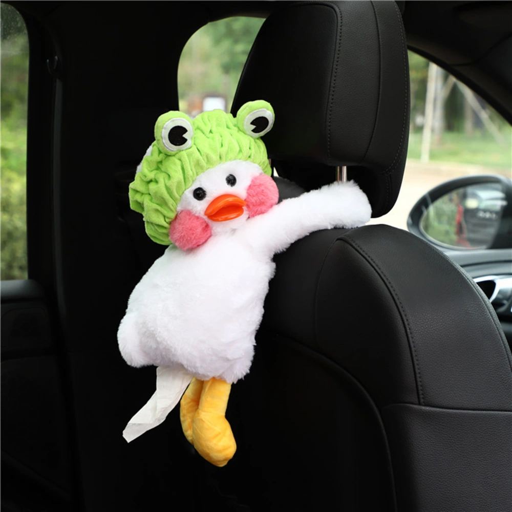 Cartoon Car Tissue Organizer Cute Multifunctional Convenient Paper Towl Container for Automobile Type 2